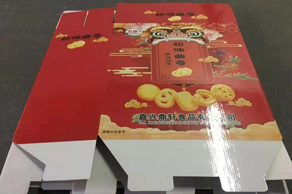 南京纸箱厂设计生产鼎轩食品外包装彩色纸盒(图1)